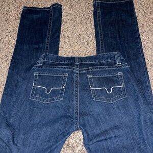 Kimes Ranch Dark Blue Flare Jeans
